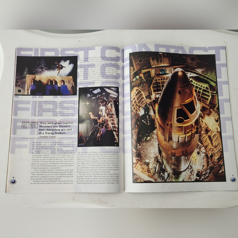 Vintage Star Trek Communicator Magazine #109 First Contact Behind The Scenes - Picture 5 of 7